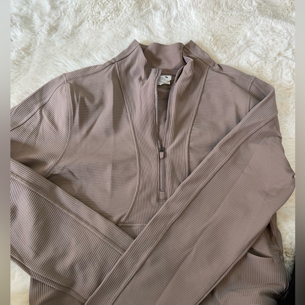 NBW beige workout sweater